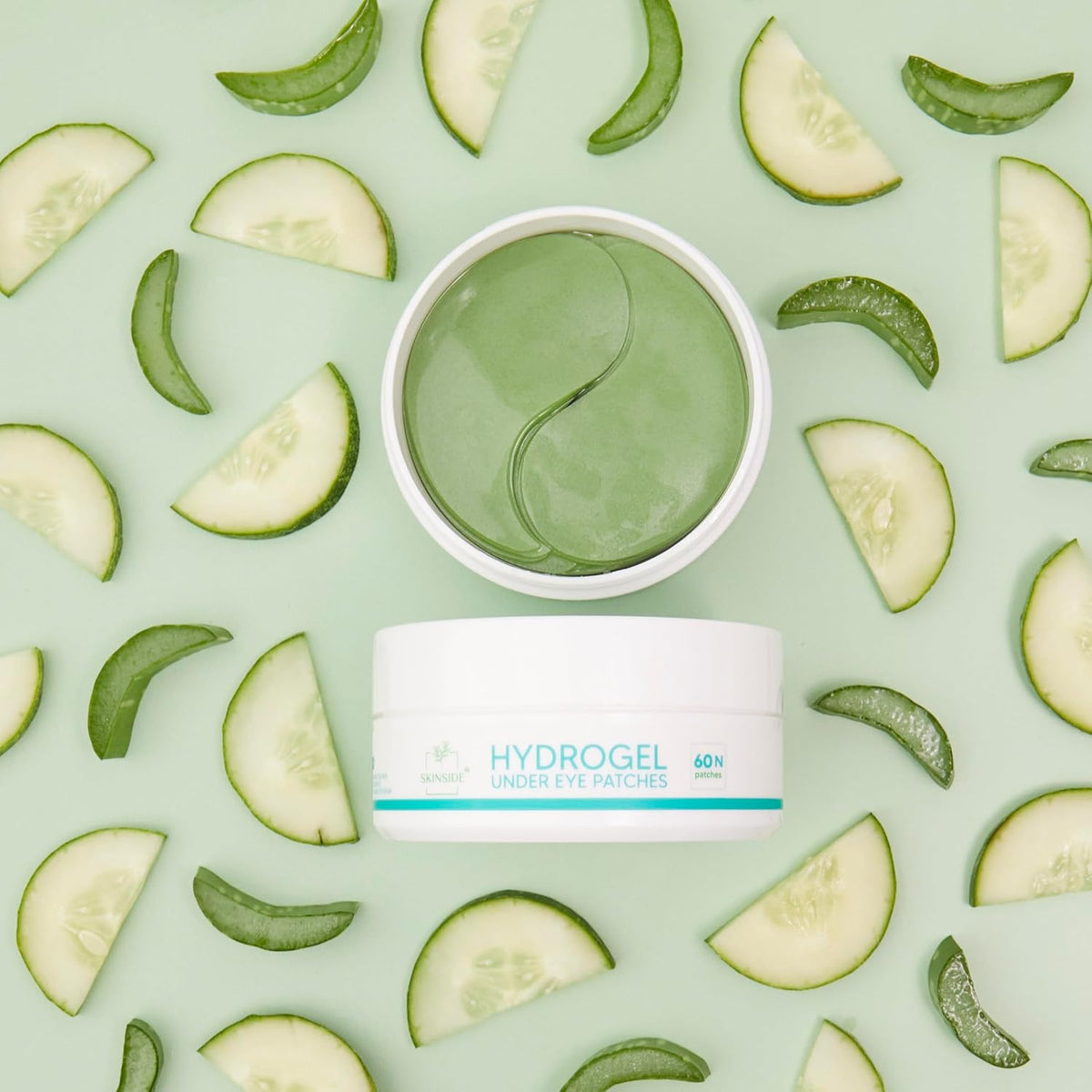 Skinside Under Eye Hydrogel Patches for Dark Circles With Caffeine, Niacinamide & Hyaluronic Acid Serum for Wrinkles & Puffy Eyes by Deep Hydration (28)