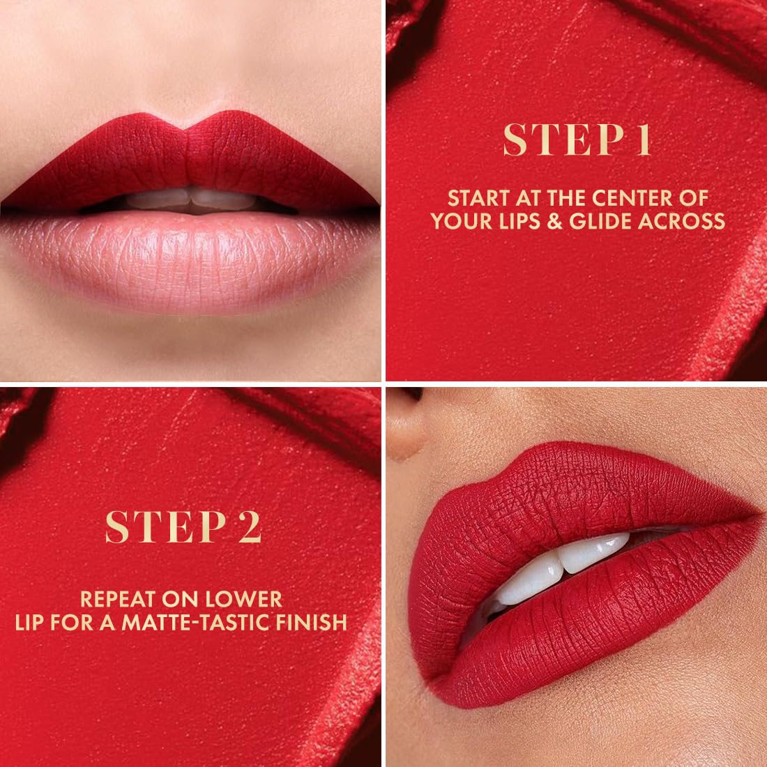 Creamy Matte Kiss Bullet Lipstick | Moisturizing & Lightweight | Comfortable, Non-drying & Long Stay Lipstick | Infused with Cocoa Butter & Vitamin E | Lipstick