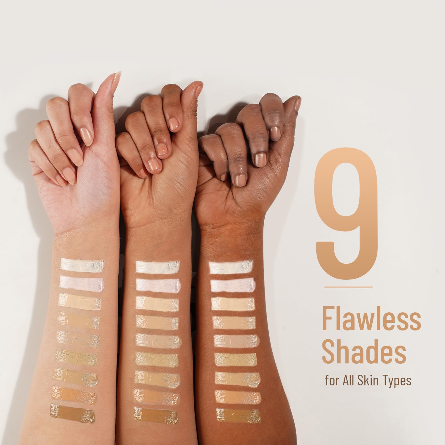 Swiss Beauty High Performance Foundation | Water-Resistant | Medium To Buildable Coverage Liquid Dewy Finish | Lightweight | Easy To Blend | With Vitamin C & Niacinamide | 02 Rose Blush, 55G