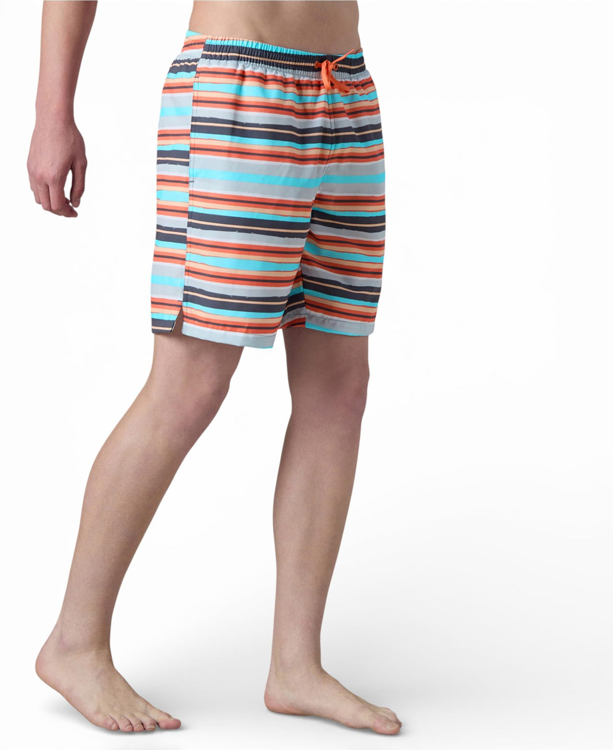 Speedo Men's 4 Way Comfort Stretch Essential Printed Watershorts with Side Pockets | Water Repellent Fabric | Inner Mesh Brief | Sun Protection: UPF 50+