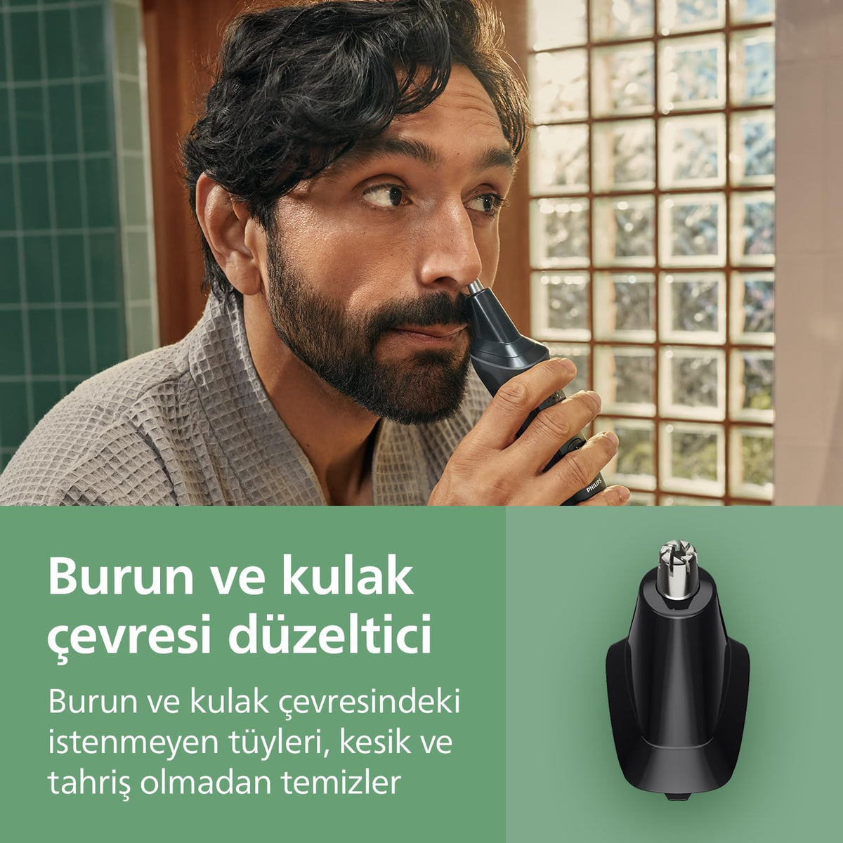 Philips Multigroom 3000 Series All-in-one 9-Piece Trimmer – Shaver and Hair Clipper for Face, Head & Body, Self-Sharpening, Skin-Friendly Blades, 12 Length Sett