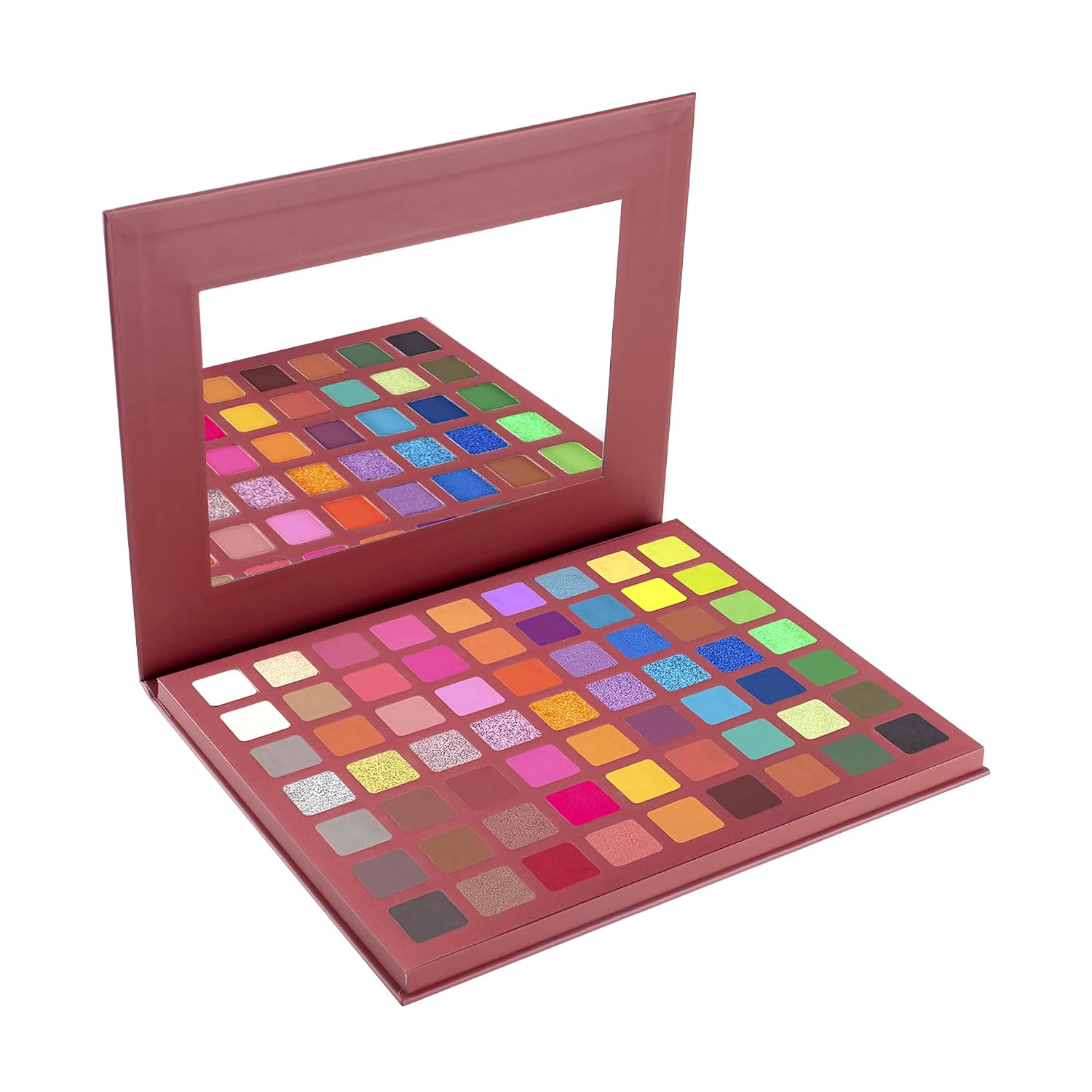 MARS Eyes Can Kill Eyeshadow Palette with 63 Bright Colors | Matte & Shimmer Finish,Highly Pigmented, Blendable and Buildable with Minimal Fallout (63.0 gm) (Multicolor)