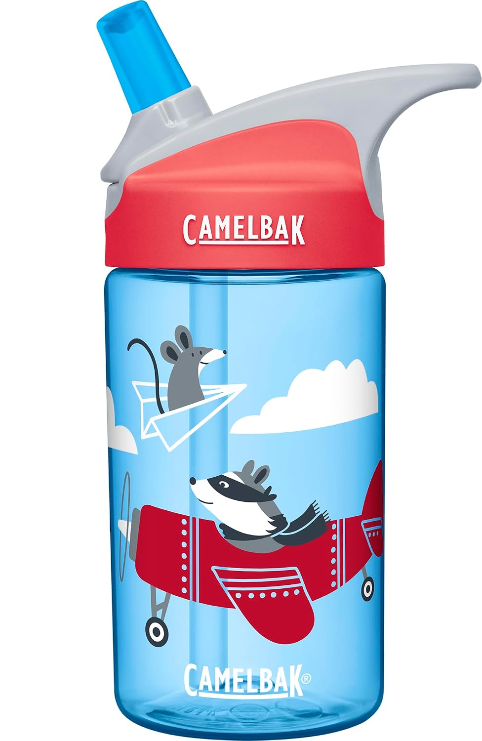 CamelBak 00197 Eddy Water Bottle, Kids 0.4Liters (Airplane Bandits)