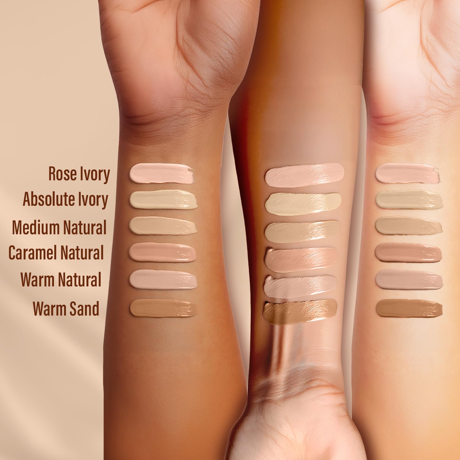 FACES CANADA All Day Hydra Matte Foundation - Mini | 3in1 Foundation + Moisturizer + SPF 30 | 24 HR Aloe Hydration & Vitamin C | 10HR Wear | Medium to High Buildable Coverage | Caramel Natural (18 ml)