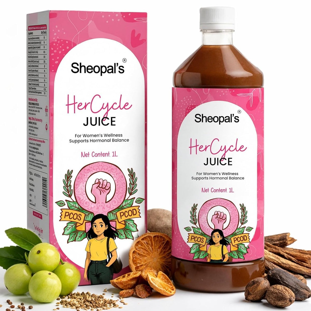 Sheopal's HerCycle Juice | Women's Hormonal Wellness & Menstrual Health Support
