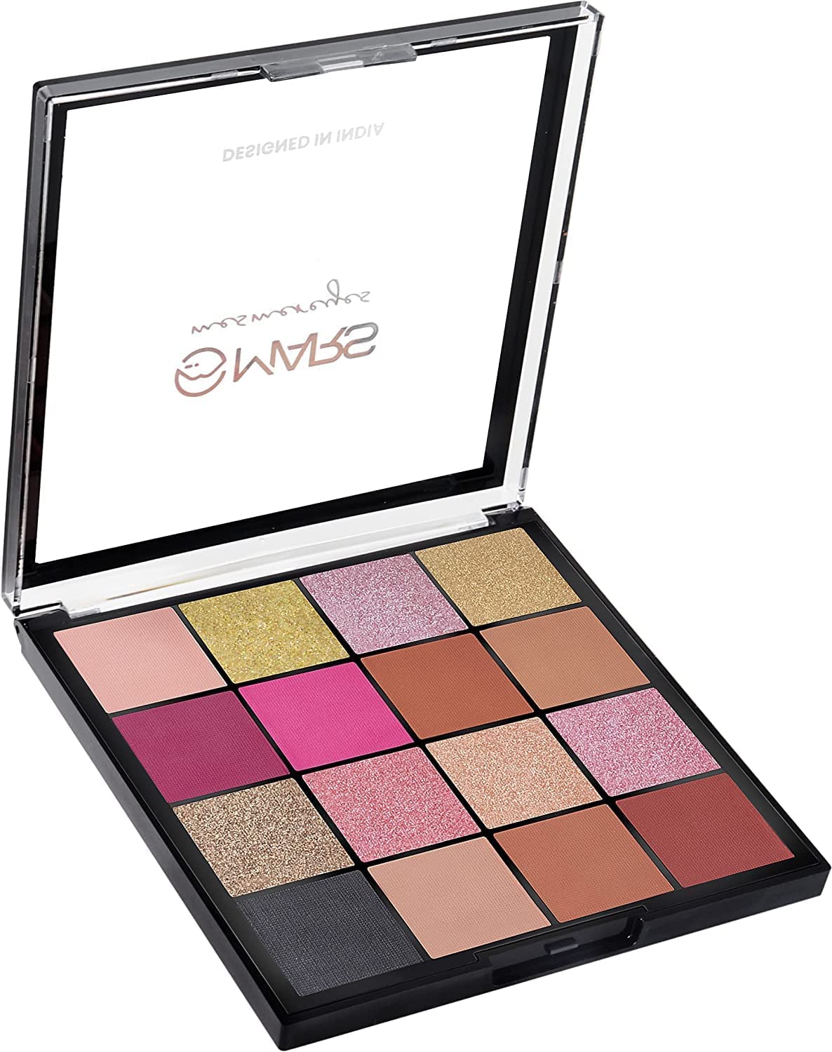 MARS Highly Pigmented Mesmereyes Smoky Eyes, 16-Color Eyeshadow Palette | Multicolor | Matte Finish | Shimmery Eye Shadow Palette (20.8 G) (01-Multicolor)