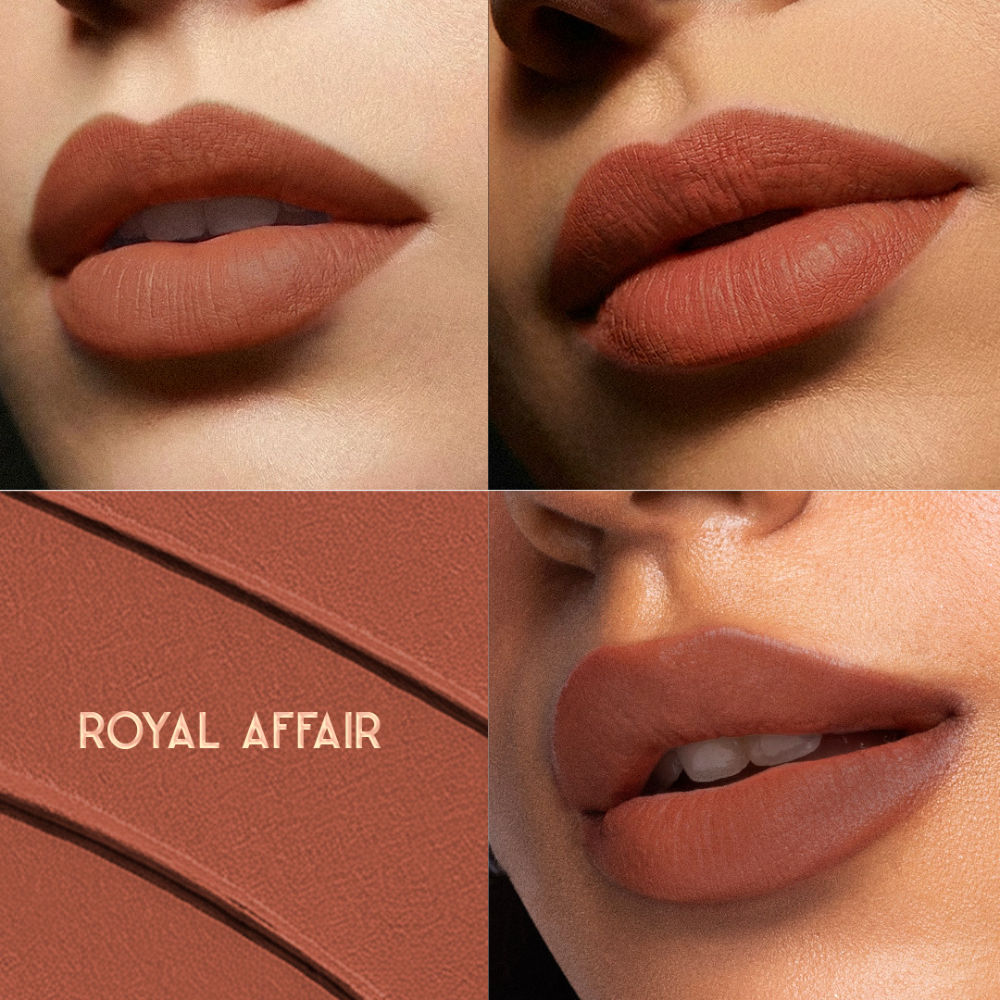 Nykaa Cosmetics X Bridgerton Creamy Matte Longwear Lipstick - Royal Affair