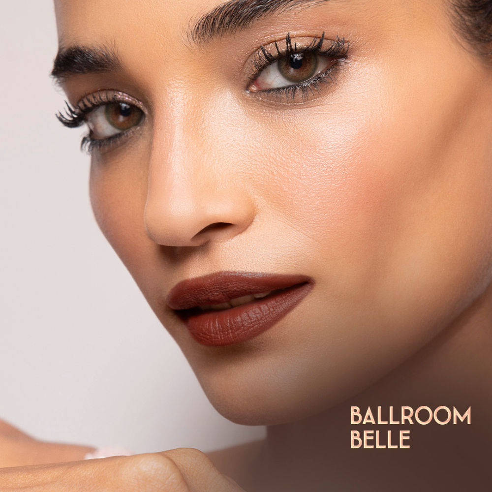 Nykaa Cosmetics X Bridgerton Creamy Matte Longwear Lipstick - Ballroom Belle