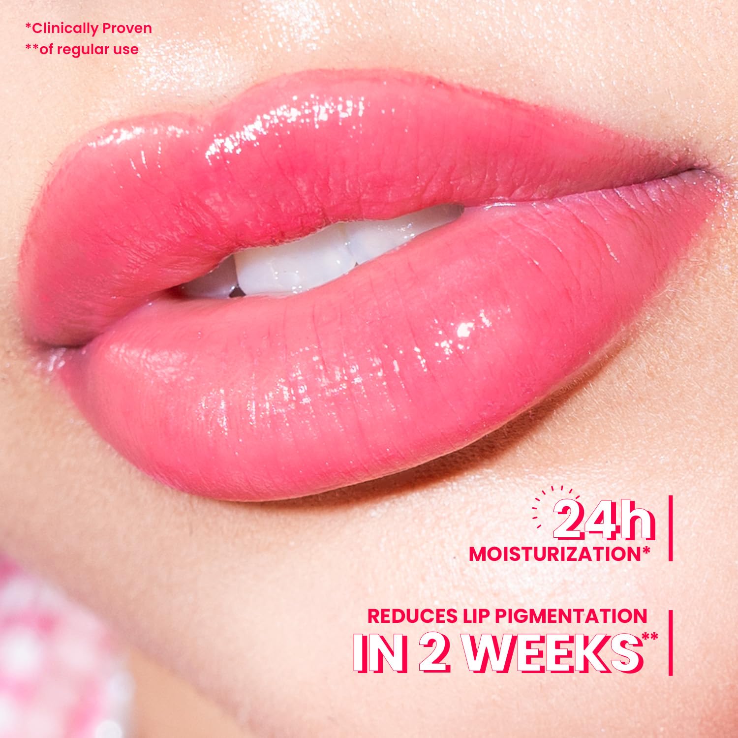 Dot & Key Meltie Lip Balm SPF 50+++ In-Vivo Tested With 2% Kojic & Vitamin C | Hydrates Dry, Chapped Lips, Lightens Pigmentation, Brightens Lips | With Shea & Mango Butters, Peptide Infused | Strawberry Glaze | 4g