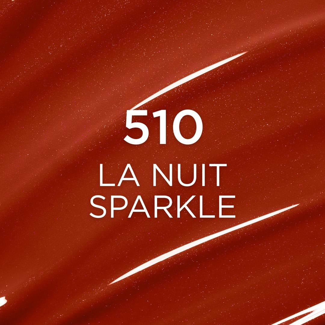 L’Oréal Paris Plump Ambition Hyaluron Lip Oil- 510 La Nuit Sparkle- Plumping Lip Oil, 5 ml
