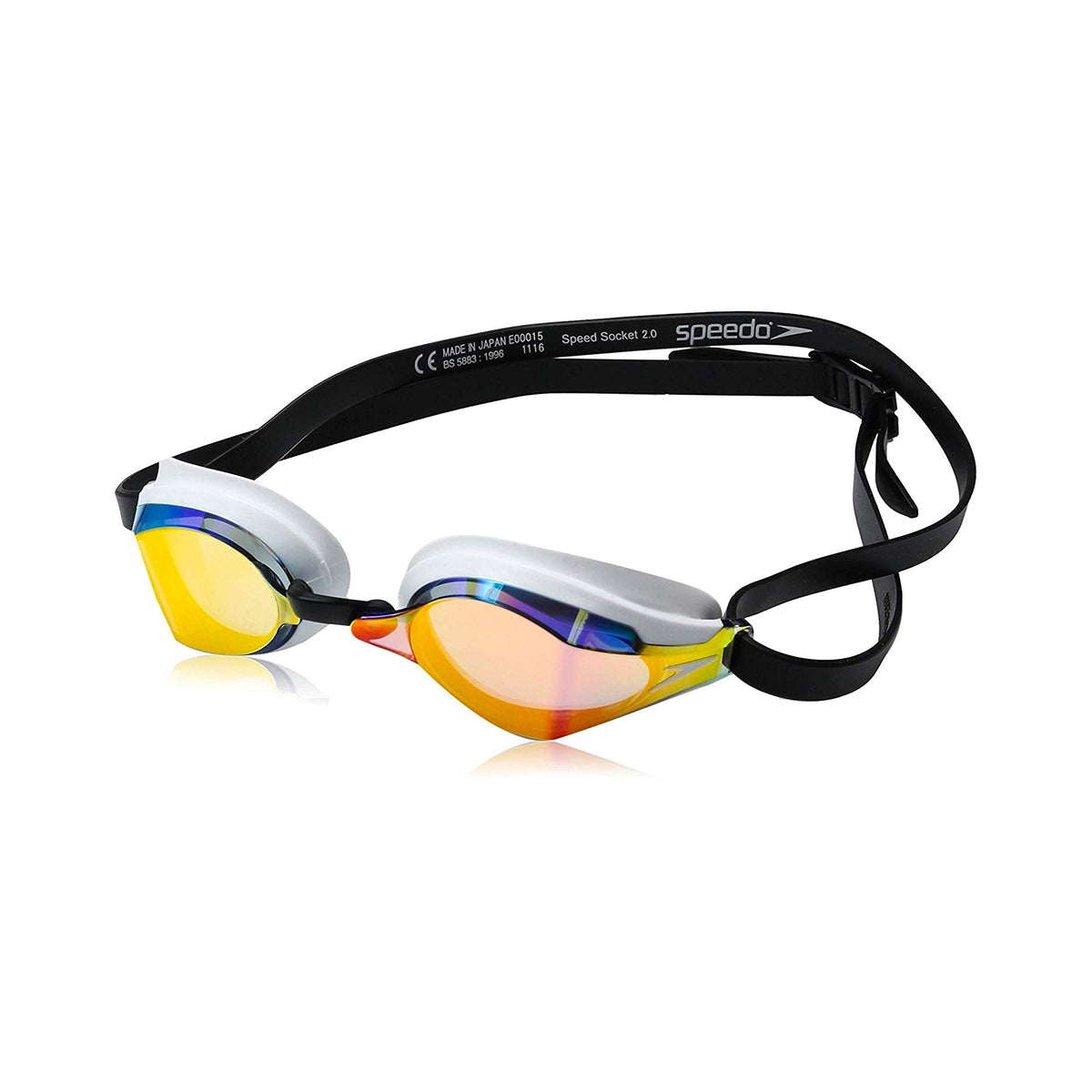 Speedo Unisex Swim Goggles Speed Socket 2.0 Swim Goggles (pack of 1) One Size Vapor