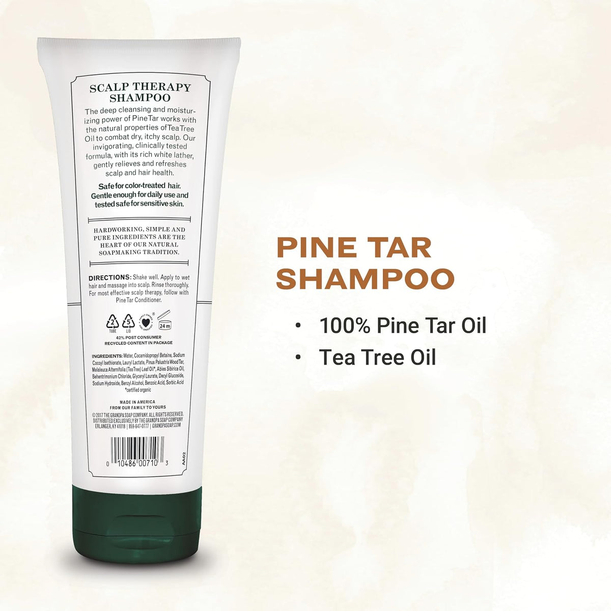 Grandpa's Soap Company Wonder Pine Tar Shampoo 8 Ounce 226.8 g (Pack of 1)
