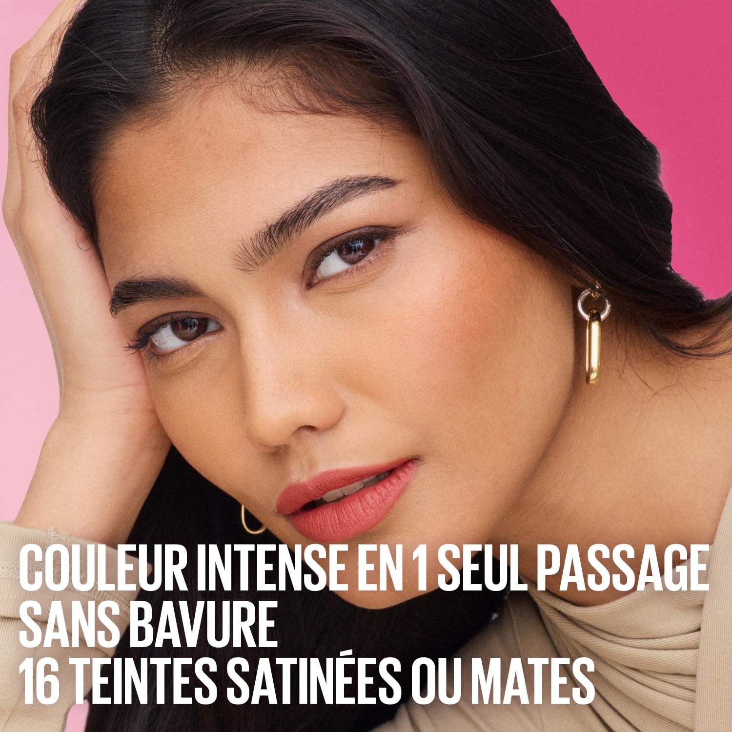 Maybelline New York Serum Lipstick (Matte) weightless hydration, One-swipe bold color, Pink - 003 Open Late, 4.2g