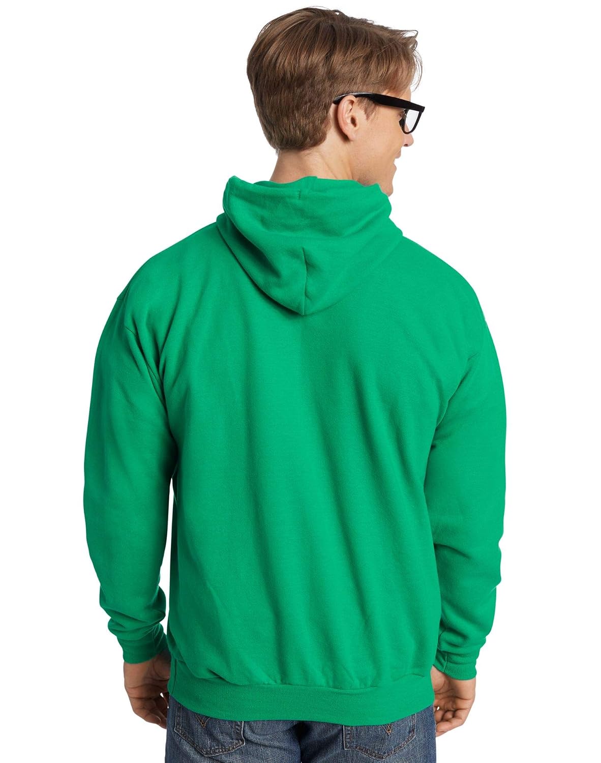 Hanes Men's Ultimate Cotton Hooded Sweatshirt XL Athletic Royal