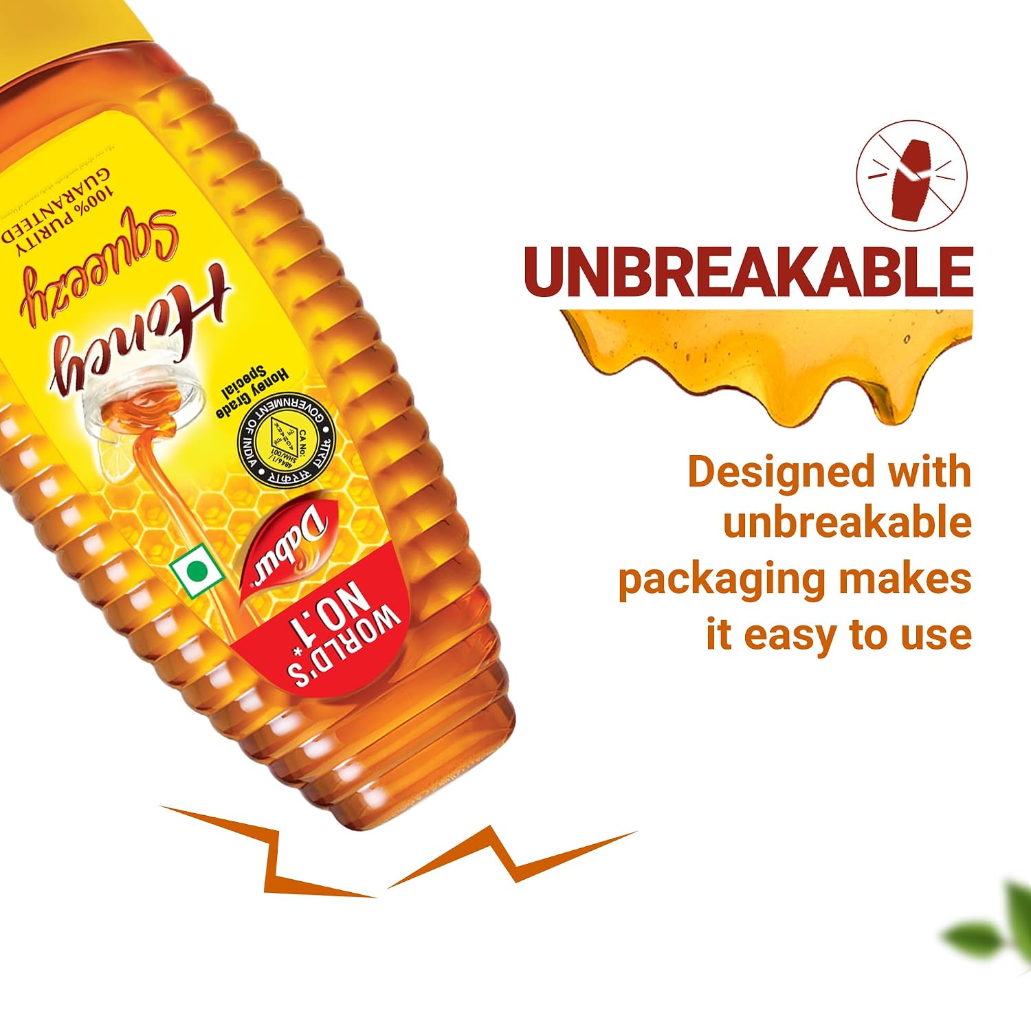 Dabur Honey - 1.4kg (700g x 2, Buy 1 Get 1 Free) | 100% Pure | World's No.1 Honey Brand with No Sugar Adulteration | For Fitness & Health | Natural Immunity Booster | 100% Indigenous | Rich in Antioxidants & Minerals