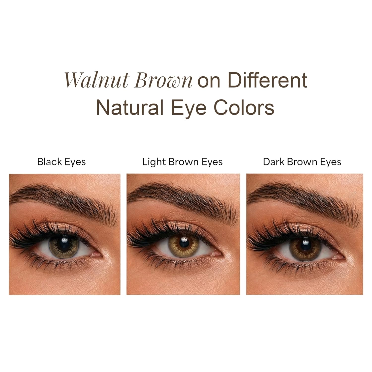 Aquacolor Walnut Brown Candy Pack Zero Power Colored Lenses (2 Lens/Box)