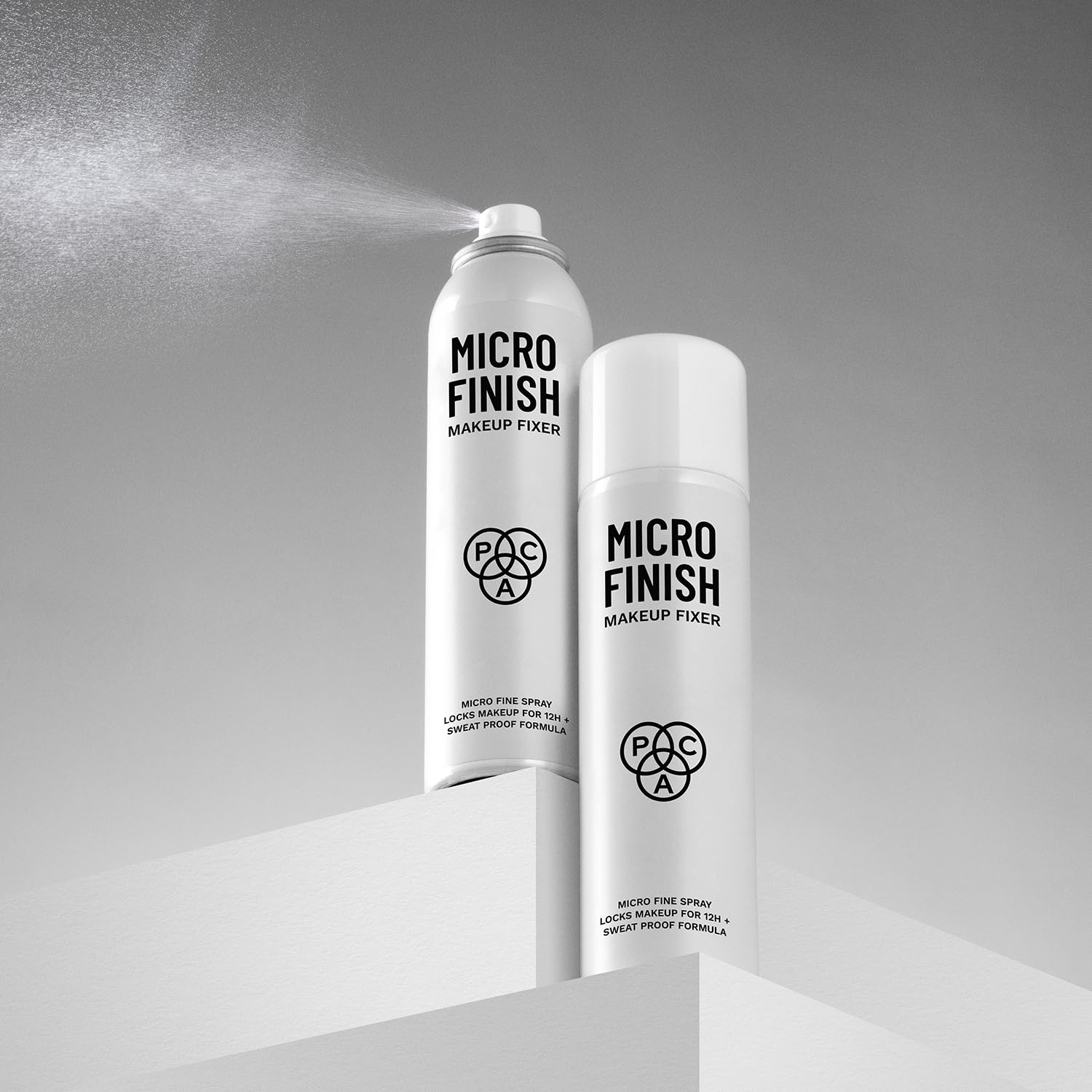 PAC Micro Finish Makeup Fixer Spray | Quick Drying Microfine Mist with Sweatproof Transferproof Formula | Lightweight & Non-Sticky Makeup Setting Spray | 120ml