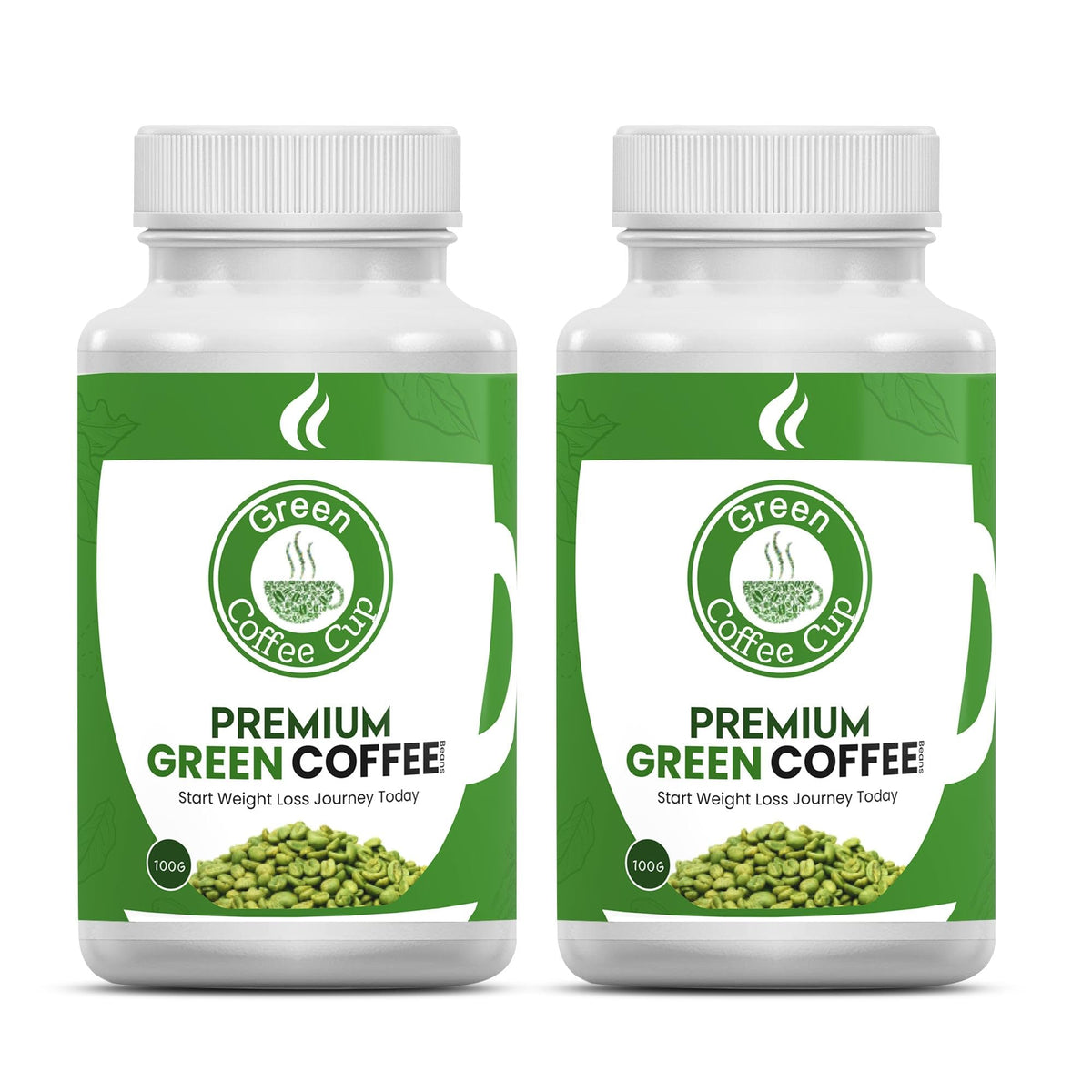 Sheopals Green Coffee Beans Unroasted – Natural Chlorogenic Acid for Weight Management & Detox | 100% Pure Arabica | For Men & Women | 100gms 2 Packs