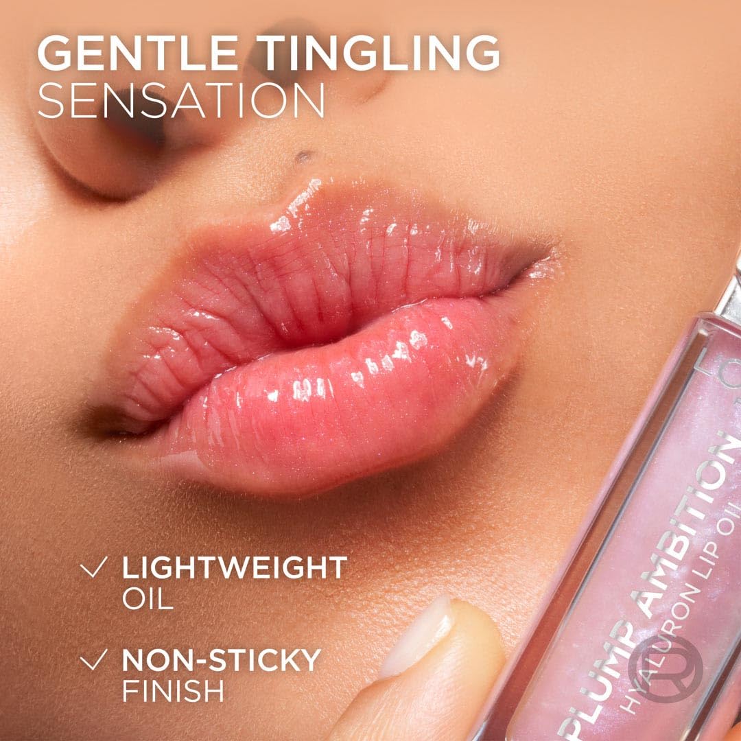 L’Oréal Paris Plump Ambition Hyaluron Lip Oil- 641 Latte Glace- Plumping Lip Oil, 5 ml