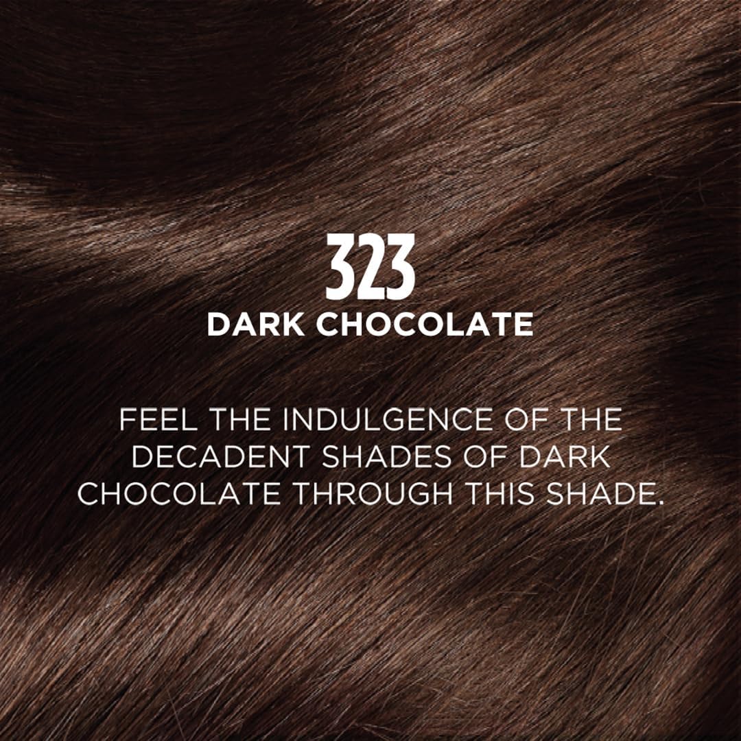 L Oréal Paris Casting Creme Gloss Hair Color - 323 Dark Chocolate (87.5g+72ml)