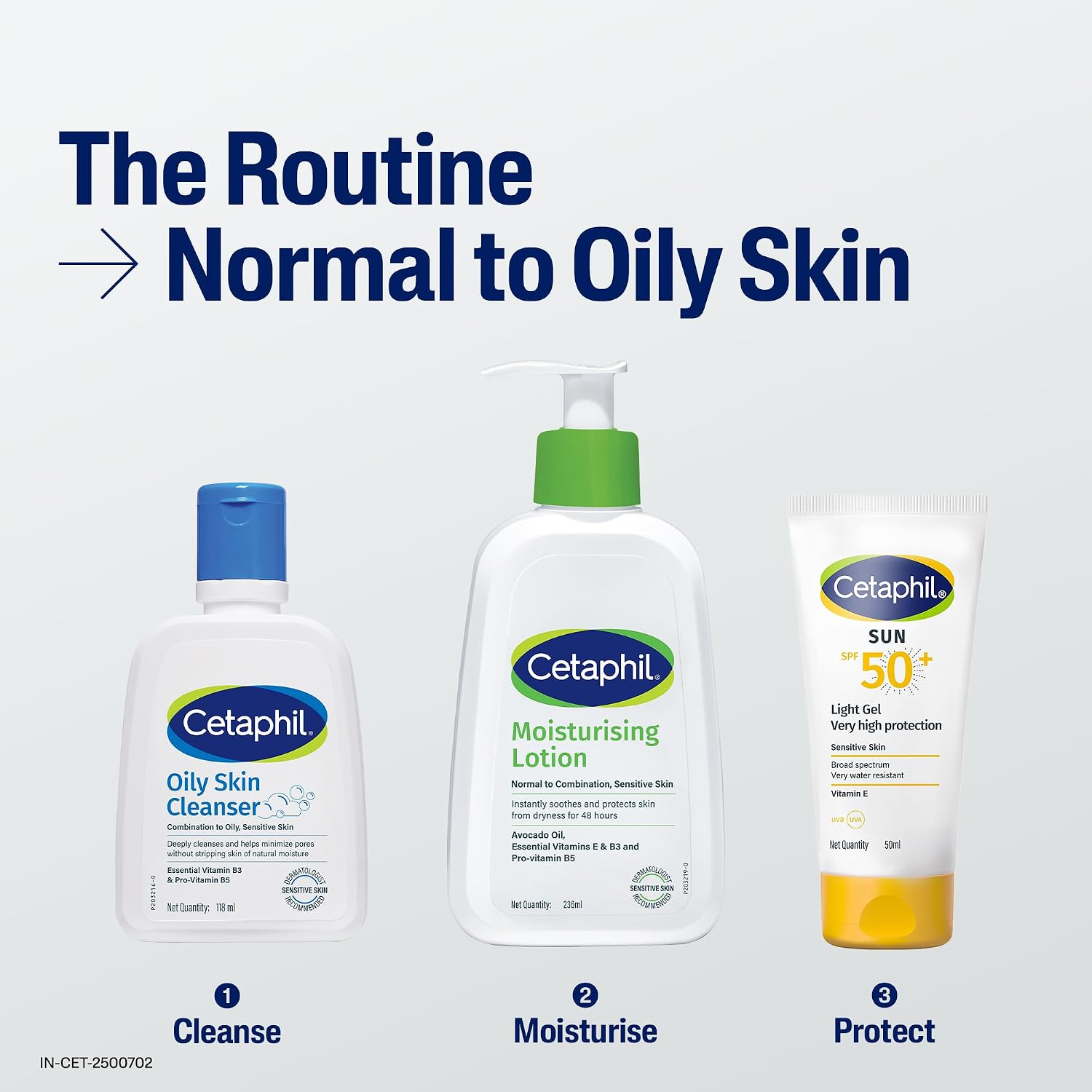 Cetaphil Oily Skin Cleanser, Daily Face Wash for Oily, Acne prone Skin, Gentle Foaming, 118ml