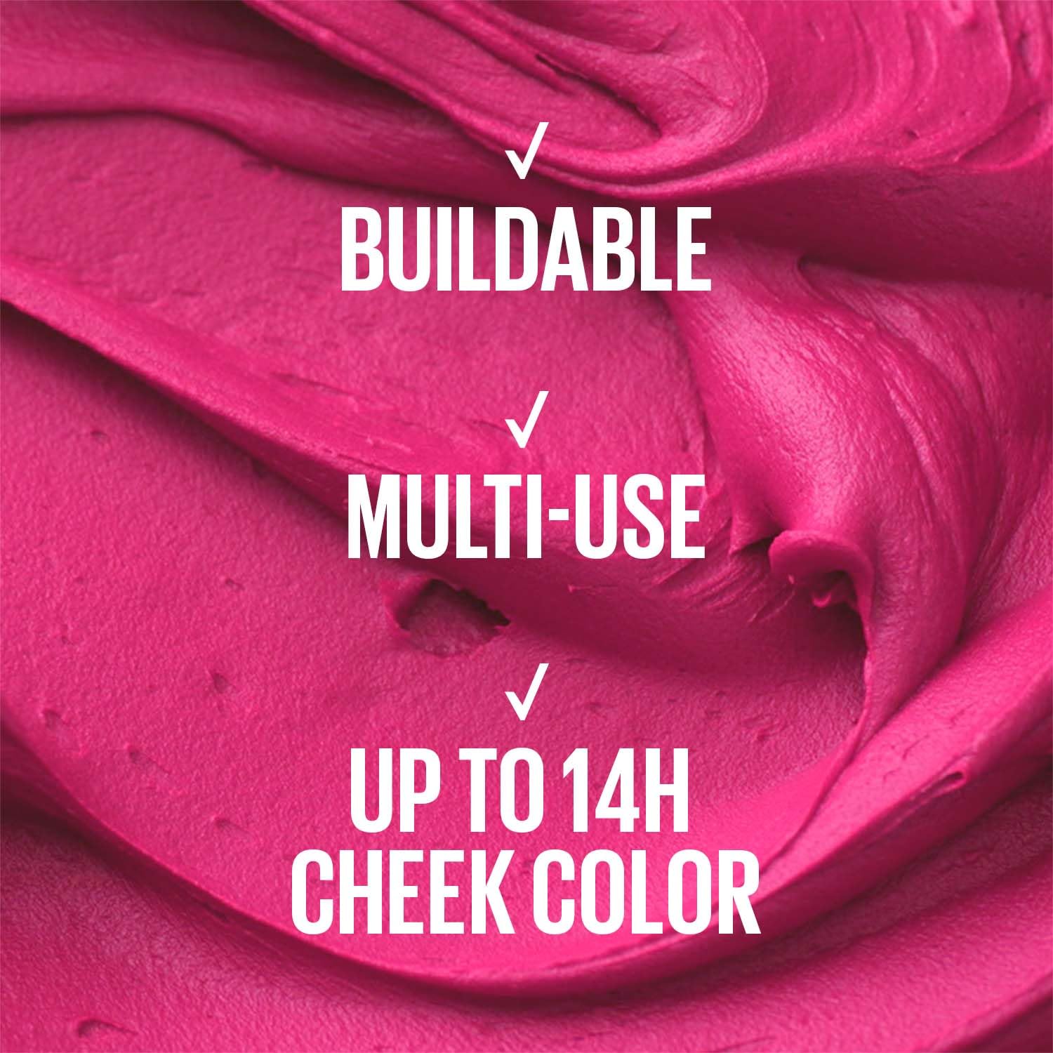 Maybelline Cloudtopia Cheek & Lip Mousse Blush | Lightweight, Pigmented Mousse in Coral Illusion, 5g