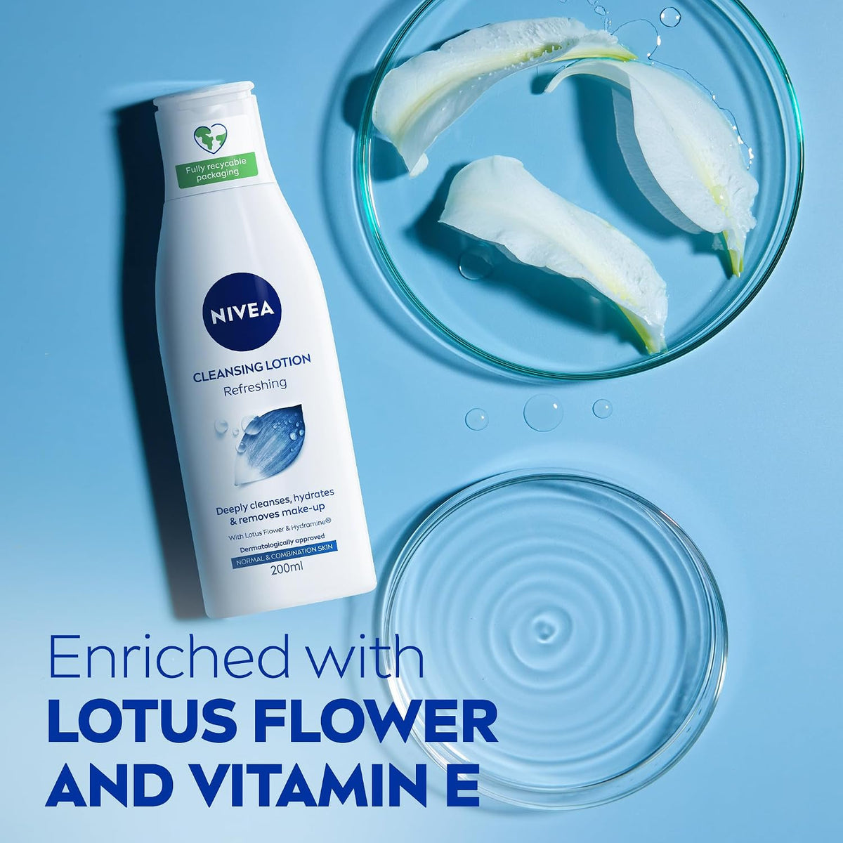 Nivea Visage Refreshing Cleansing Milk (200ml) Fresh 200 ml (Pack of 1)