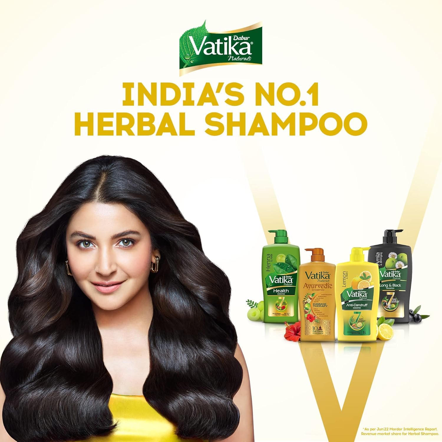 Dabur Vatika Naturals Anti Dandruff Shampoo - 640 ml | 7 Natural Herb Extracts | Contains Lemon, Methi & Tea Tree Oil | Exfoliates Flaky Scalp for Dandruff-Free Hair | Everyday Shampoo for Women & Men