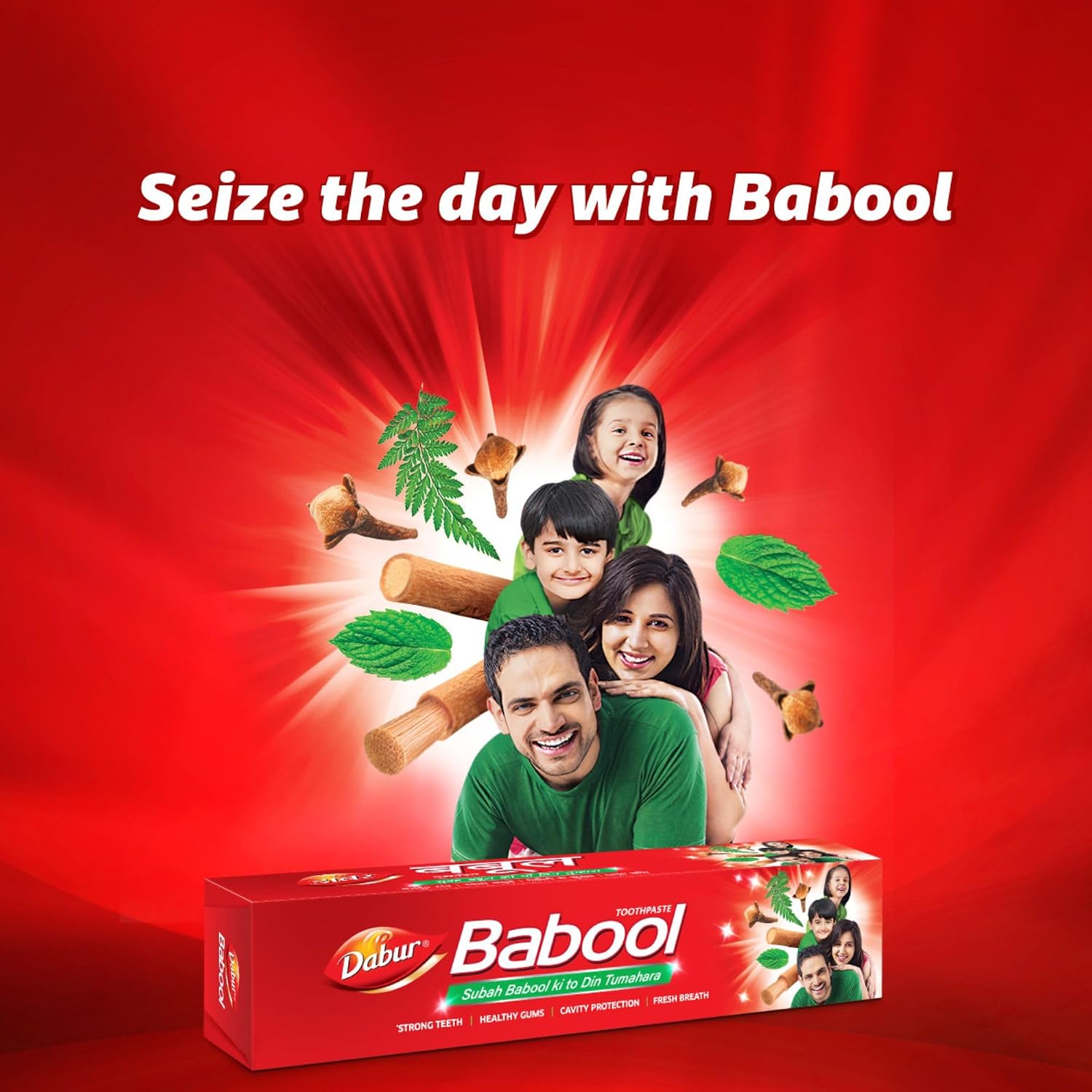 DABUR Red Paste 300G & Babool Ayurvedic Toothpaste, Oral Care -300G | Supersaver Combo Pack
