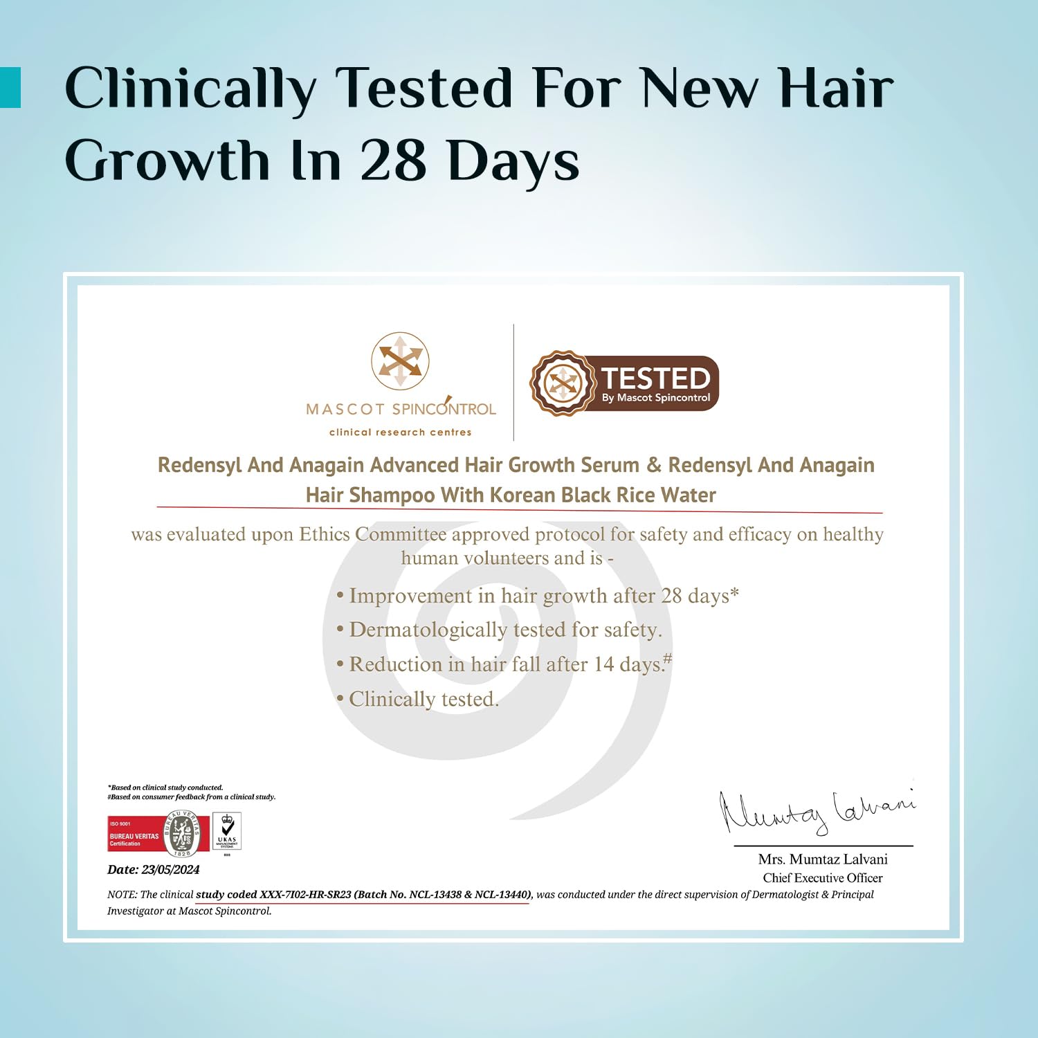 Pilgrim 3% Redensyl, 4% Anagain & 5% Capilia Stem Advanced Hair Growth Serum Roll-on for Scalp with Korean Black Rice & Rosemary | Control Fall, Stimulate Regrowth, Increase Density | (25ml)