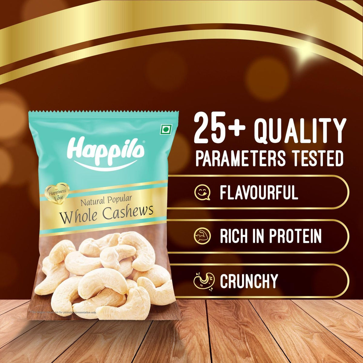Happilo Natural Popular Cashews 400g Value Pack | Dry Fruits, Kaju, Healthy Snacks | Unsalted Cashew Nuts | Crunchy, Nutritious & Delicious Nuts | Rich in Prote
