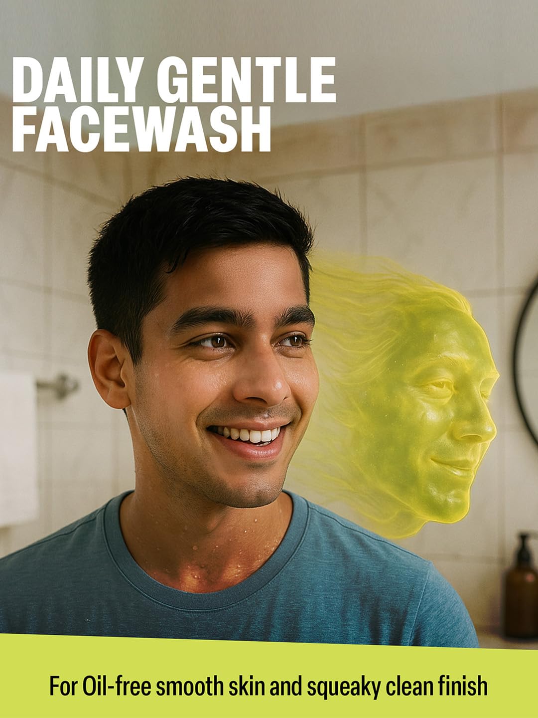 Bombay Shaving Company Oil Control Face Wash for Men | Deep Cleansing for Oily & Acne-Prone Skin | 150g