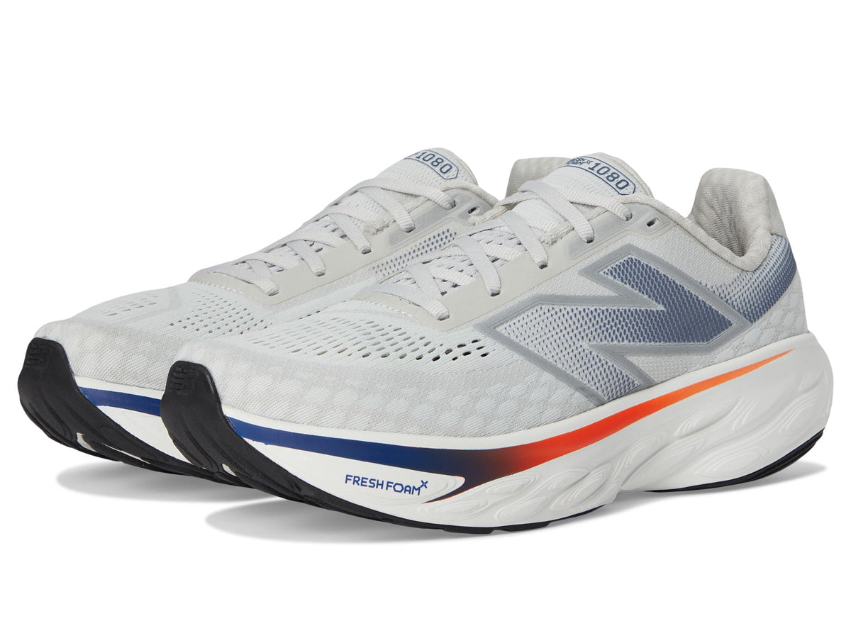 New Balance Men's Fresh Foam X 1080 V14 Running Shoe, Grey Matter/Silver Metallic/Inkwell, 7 X-Wide