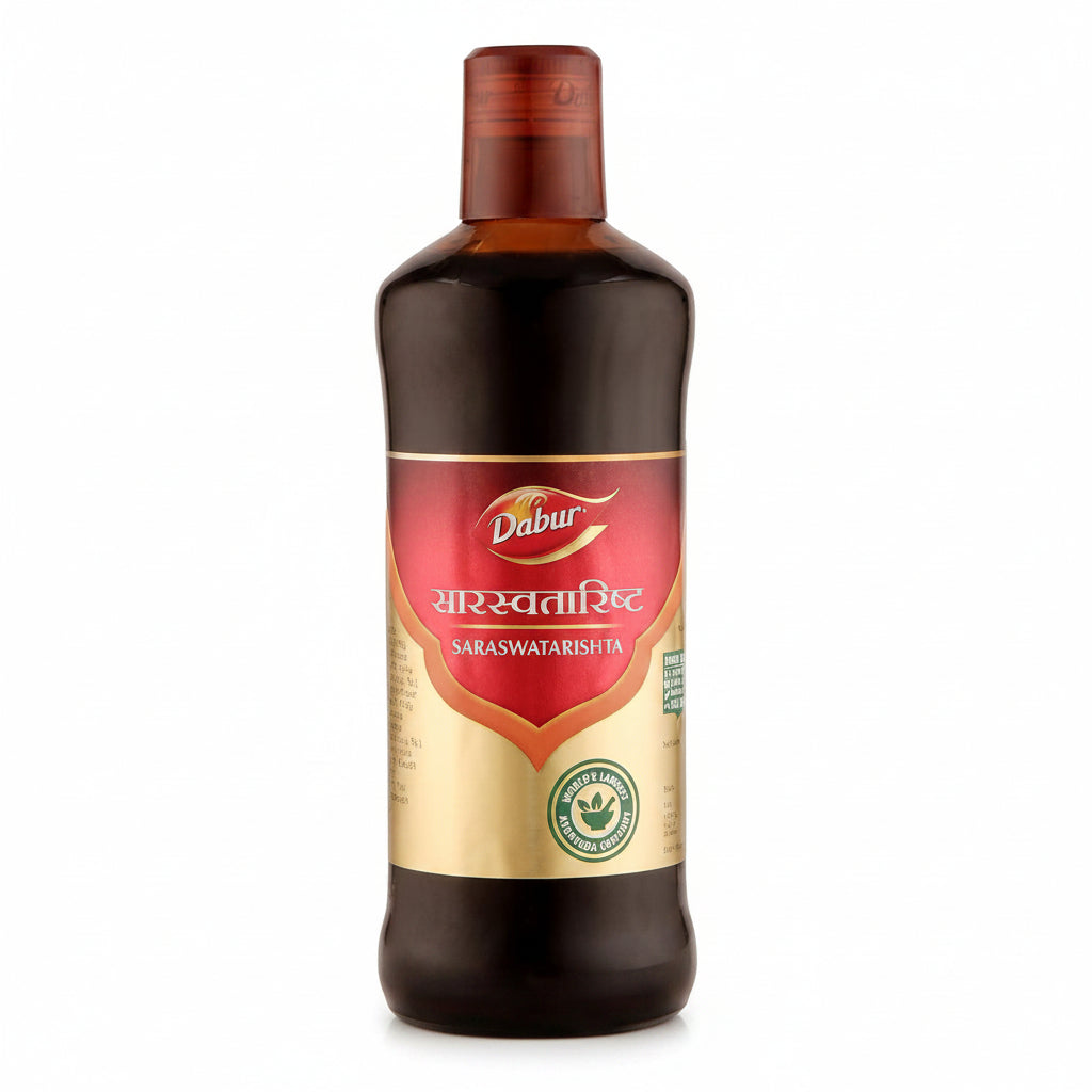 DABUR Saraswatarishta - 450 ml, Brown