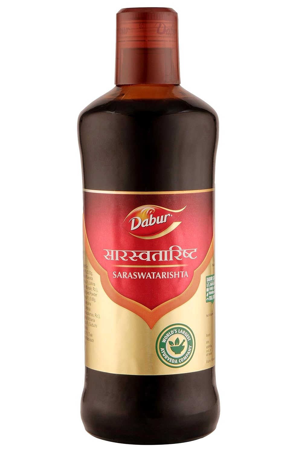 DABUR Saraswatarishta - 450 ml, Brown