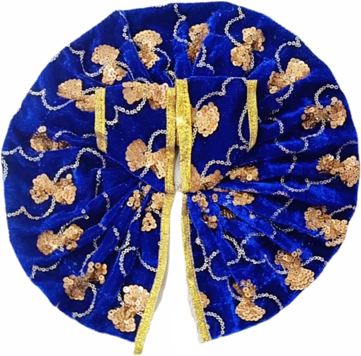 Laddu Gopal Dress l Ladoo Gopal Dress l Kanha Ji Dress (Set of 6 Poshak) Size 0 1 2 3 4 5 6 (Winter Velvet, Size 5) Winter Velvet Size 5