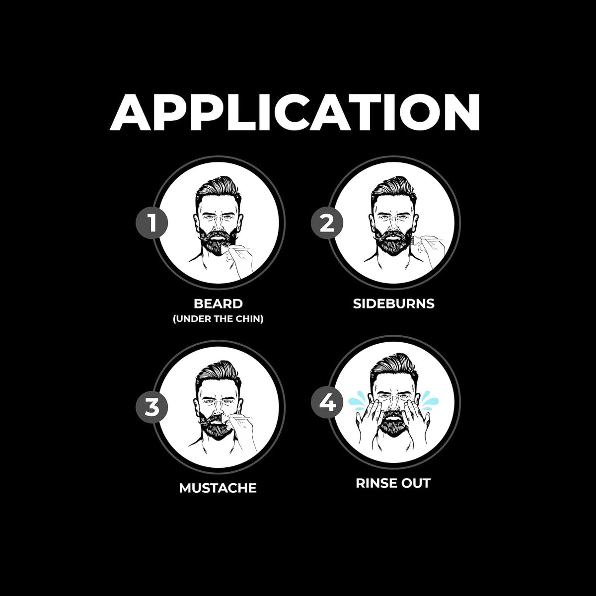 Beardo Beard Color For Men - Natural Black, 60ml | Long Lasting | No Ammonia | Easy to apply, No Stain Beard Hair Colour for men | Skin Friendly Hair dye Beard
