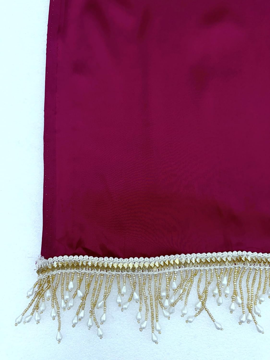 Women's Ready to Wear Satin Silk 1 Minute Pre Pleated Heavy Saree with Hand Work Tassels (Pink) Free size Pink
