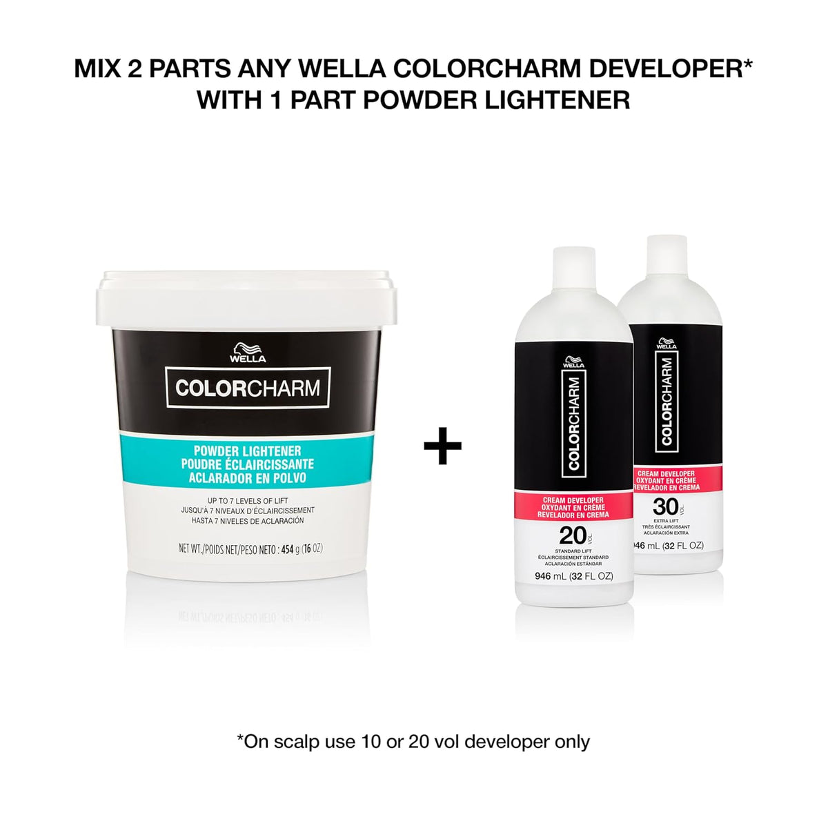 COLORCHARM Cream Hair Color Developers | For Activating Color, Highlighting 20 Volume | Standard Lift 32 Fl Oz (Pack of 1)