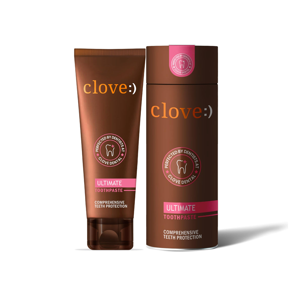 Clove Ultimate Toothpaste, Patented Optafresh Technology, 24-Hour Active Freshness & Bad Breath Control, Cavity Protection & Healthy Gums,Safe formula, Mint, Pa