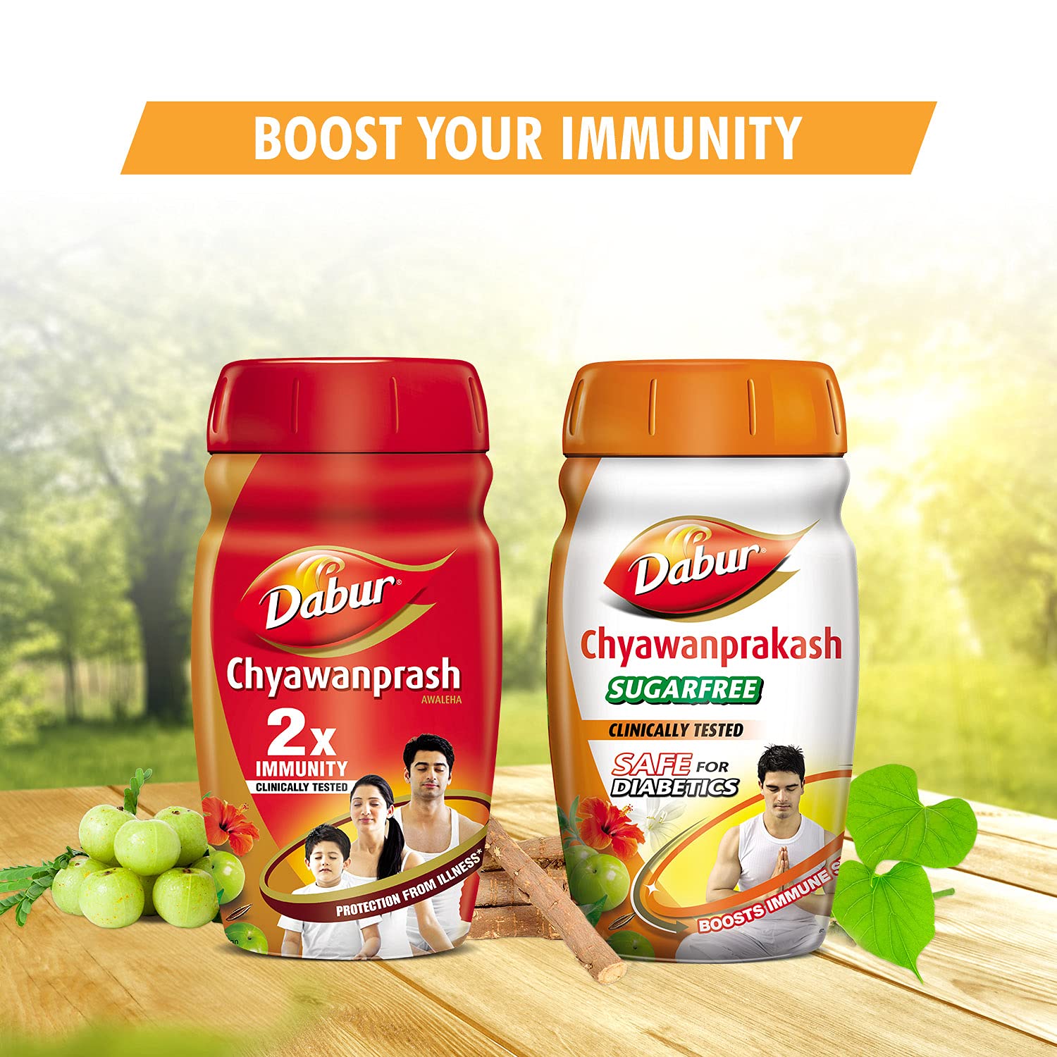 Dabur Chyawanprakash Sugarfree powder : Clincally Tested Safe for Diabetics |Boosts Immunity |helps Build Strength and Stamina - 900gm