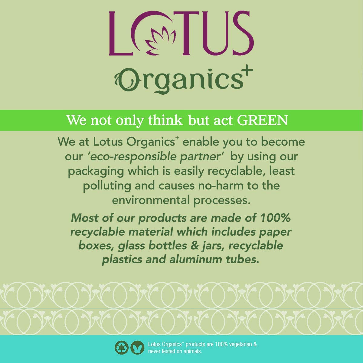 Lotus Organics+ Divine Nutritive Hydrating Lotion | For Dry Skin | SPF 20 | 50g