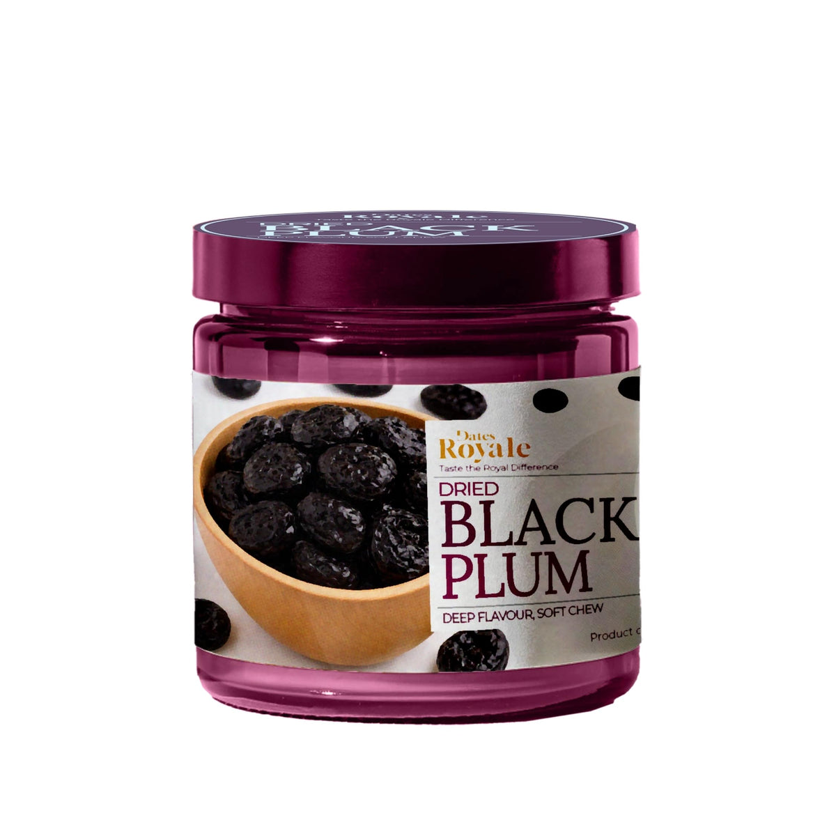 Dates Royale Premium Dried Black Plum 250g | Soft & Naturally Sweet Tangy Aloo Bukhara | Healthy Dried Fruit Snack | No Added Sugar | Rich in Fiber