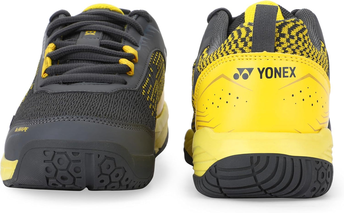 YONEX V100-i Badminton Shoes | Made in India | Ideal for Badminton,Squash,Table Tennis,Volleyball | Non-Marking Sole | TRU Cushion | Ergo Shape | Hexagrip | Ste