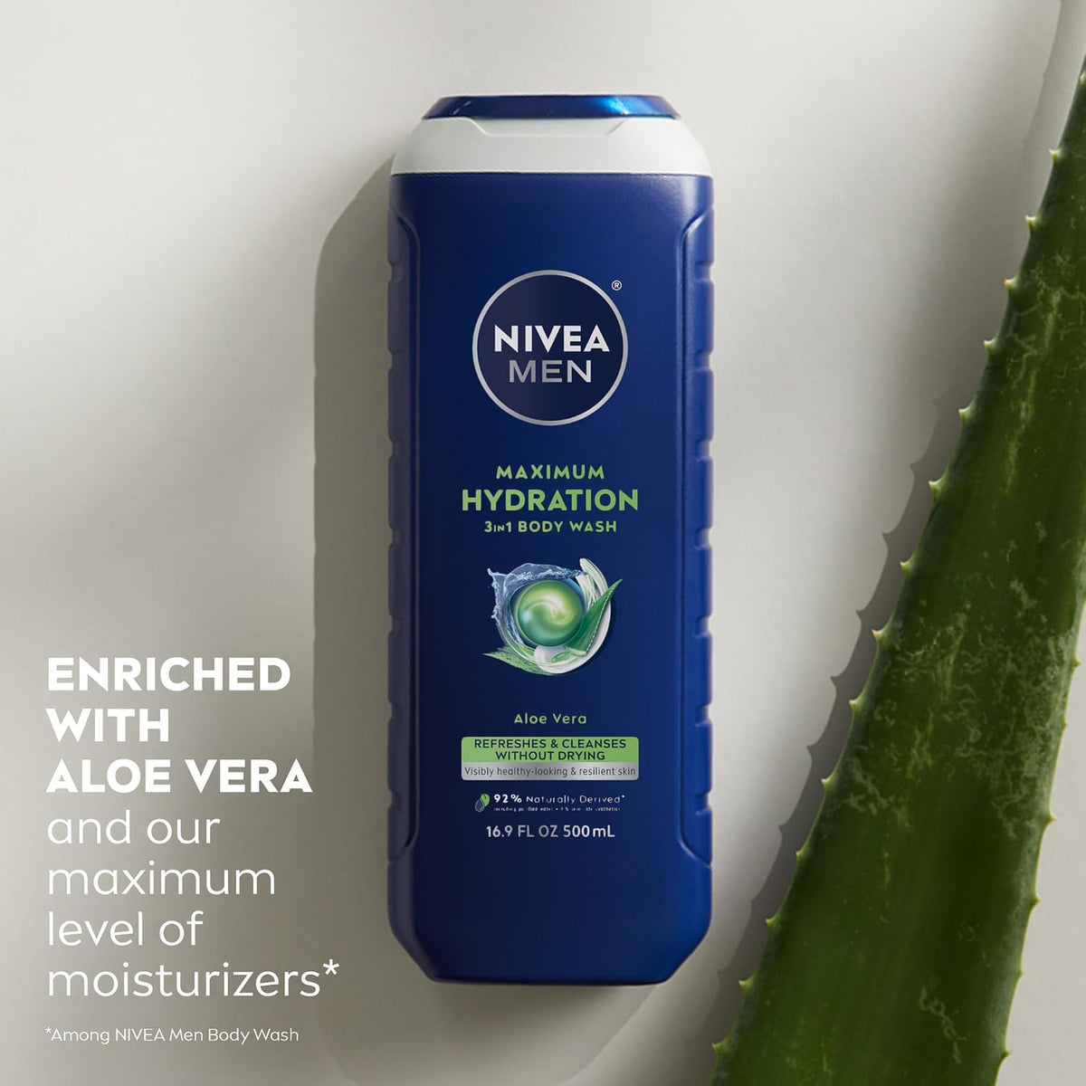 Nivea Men Maximum Hydration 3-in-1 Body Wash (2 Bottles)