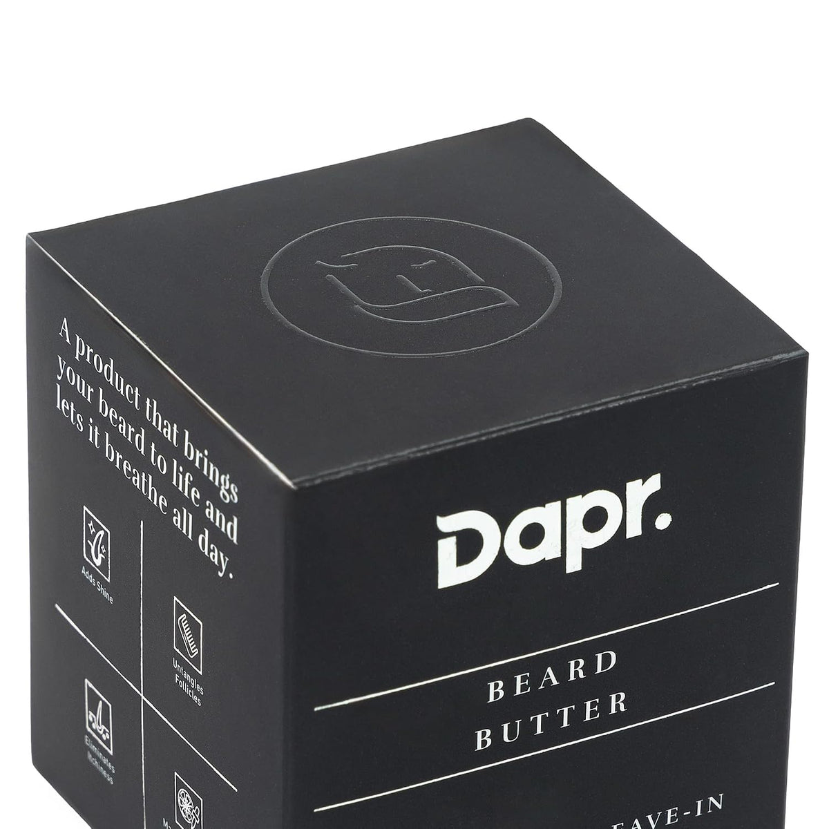 Dapr. Beard Butter (100 grams) |Hydrating and Nourishing with Shea Butter, Bourbon Oil, Orange Bitters & Hemp Seed oil for Softer & Smoother Beard|