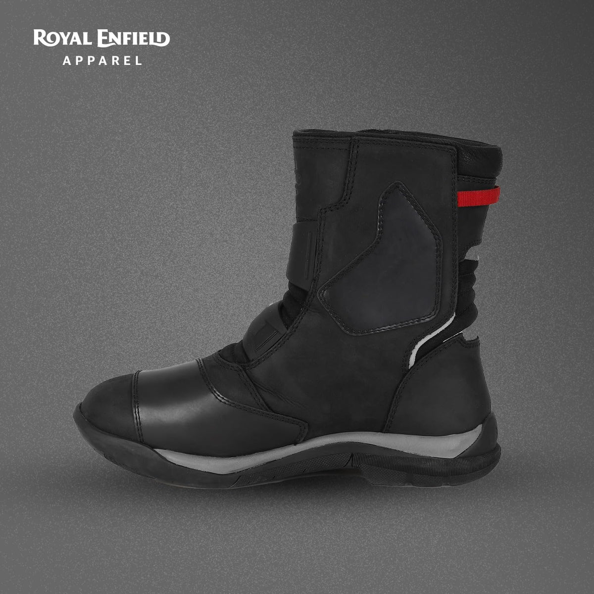 Royal Enfield Wanderer Black Riding Boots 8 UK