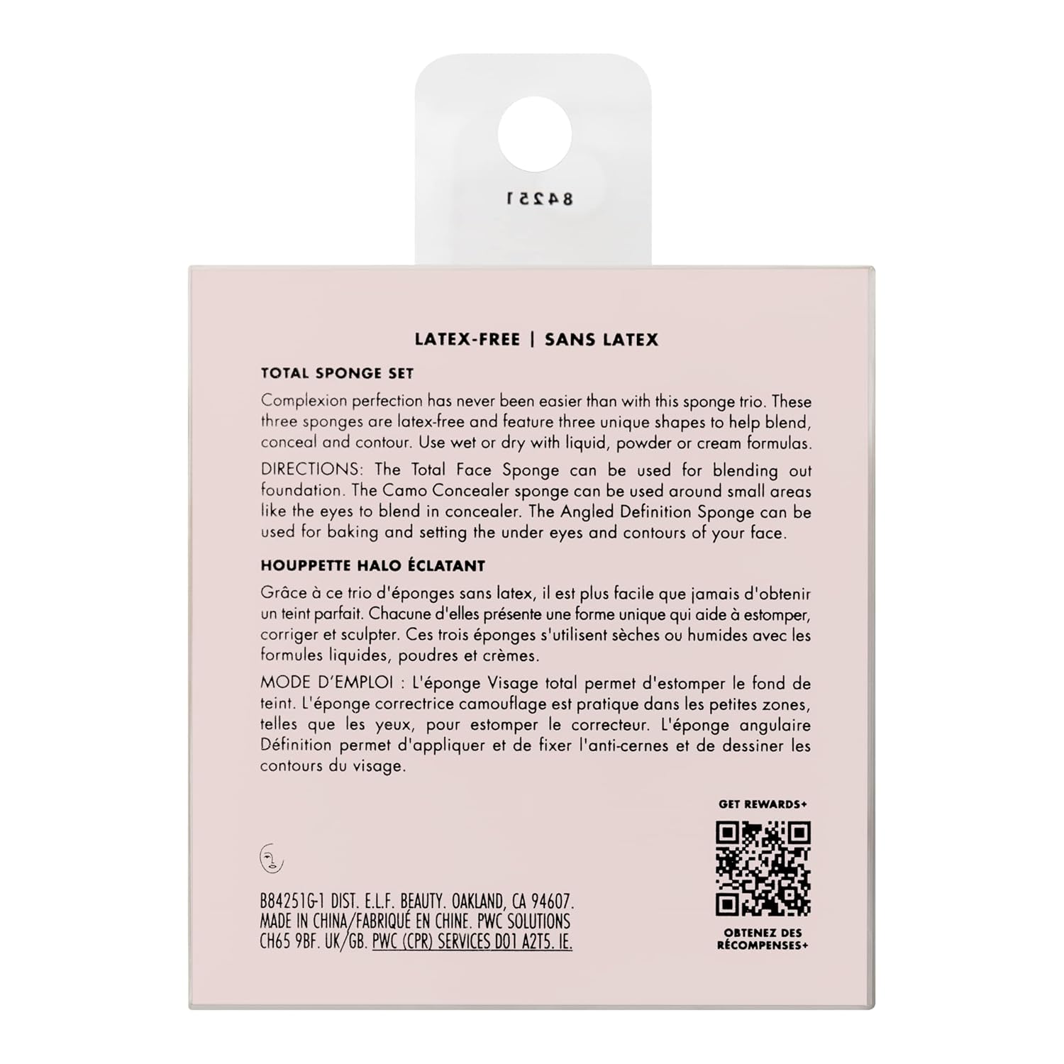 e.l.f. Total Sponge Set, Multi-use Makeup Sponge Set For Flawless Blending, Great For Powder Or Liquid Concealer & Foundation, Vegan & Cruelty-Free