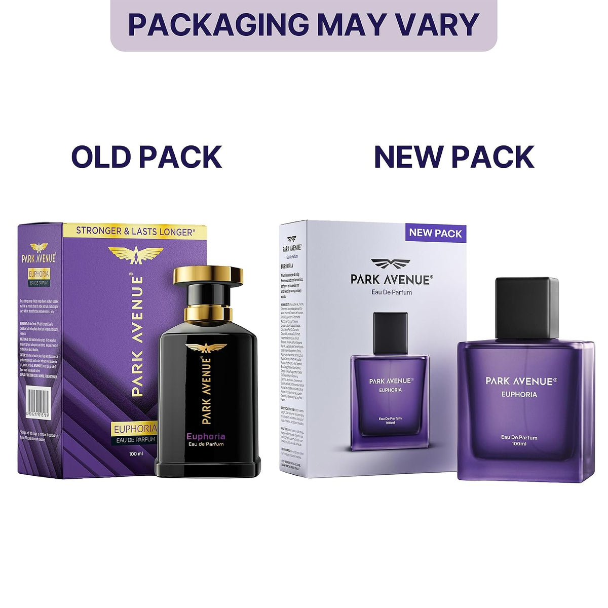 Park Avenue Euphoria, Eau De Parfum Men, 100ml | Long Lasting Perfume for Men | Premium Luxury Fragrance Scent | Aromatic Blend of Amber & Musk | Suitable for E