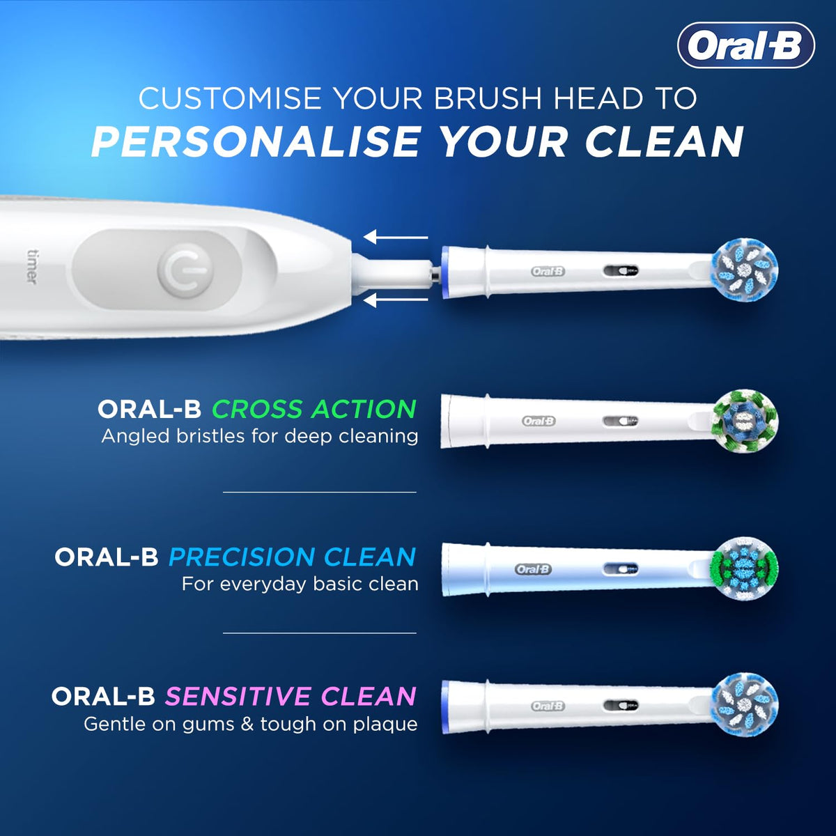 Oral B Pro Expert AA Battery Electric Toothbrush for Adults, 2 Min Timer with Quadpacer, Long Battery Life, IPX7 Water Resistant, 2 Year Warranty by Oral-B, Den